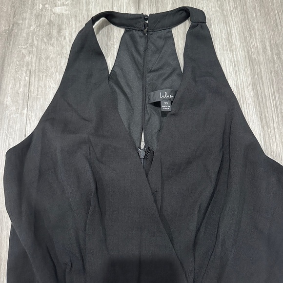 Lulus In the City Black Surplice Sleeveless Jumpsuit - Picture 8 of 9